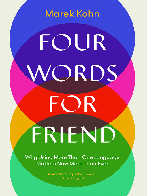 Title details for Four Words for Friend by Marek Kohn - Available